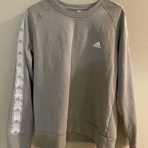 Gray Adidas Crewneck Sweatshirt